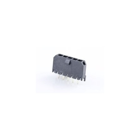 Molex MicroFit 3.0 SR Vert TH Peg 15Au 5Ckt 43650-0528